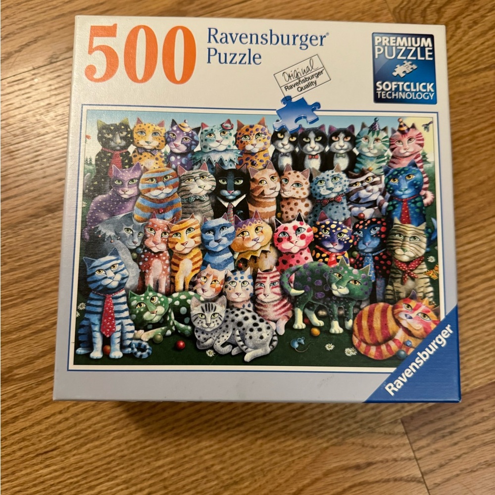 Ravensburger 500 piece cat puzzle